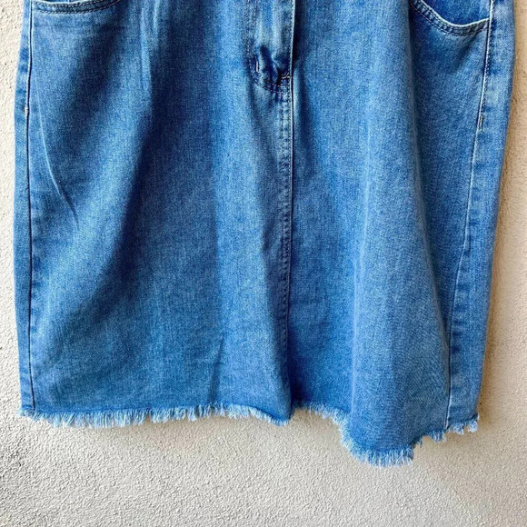 NWOT Joie Sleeveless Denim Dress Size Large - Picture 5 of 6